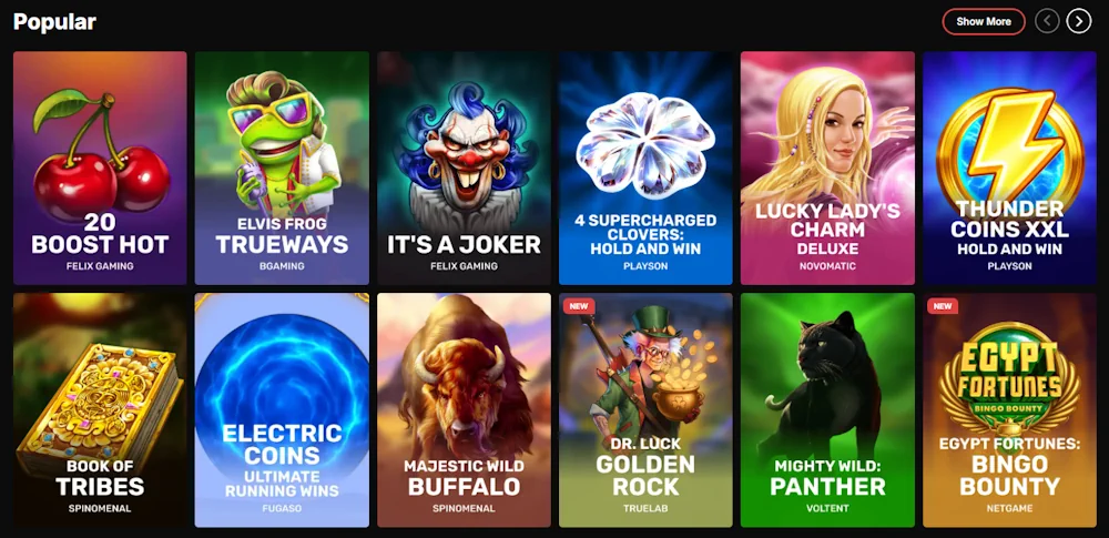 CasinoChan Online Games